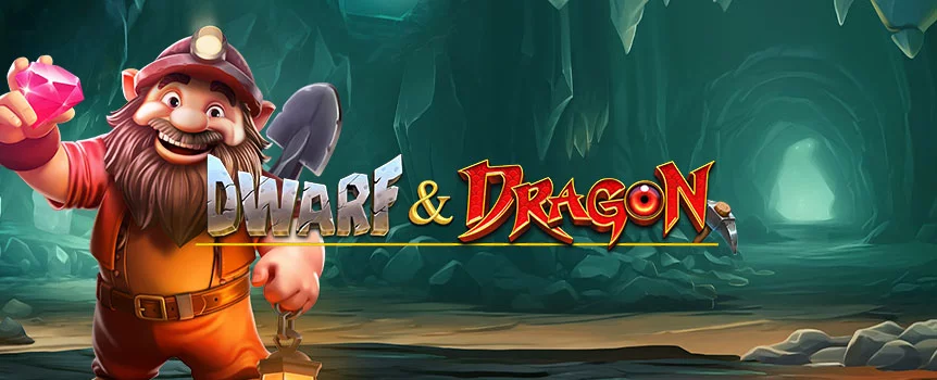 Head down deep to a mysterious mine and see what amazing treasures you can find there when you play the Dwarf & Dragon online slot game at Joe Fortune.